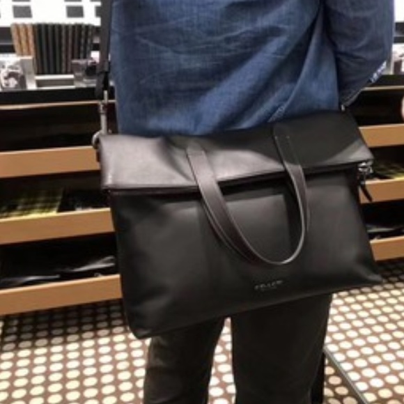 Coach Crossbody New New Men Foldover 2 Ways Busine - Picture 8 of 8
